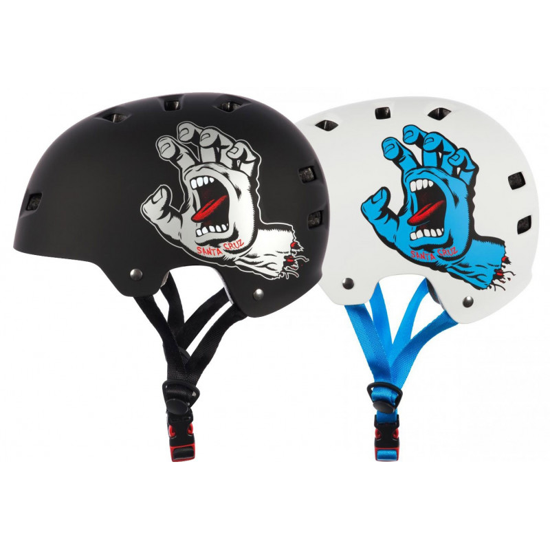 screaming hand casque Bullet x Santa Cruz 