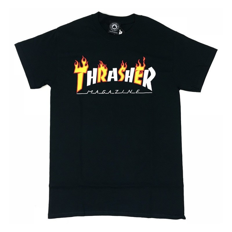THRASHER TEE SHIRT FLAME MAG