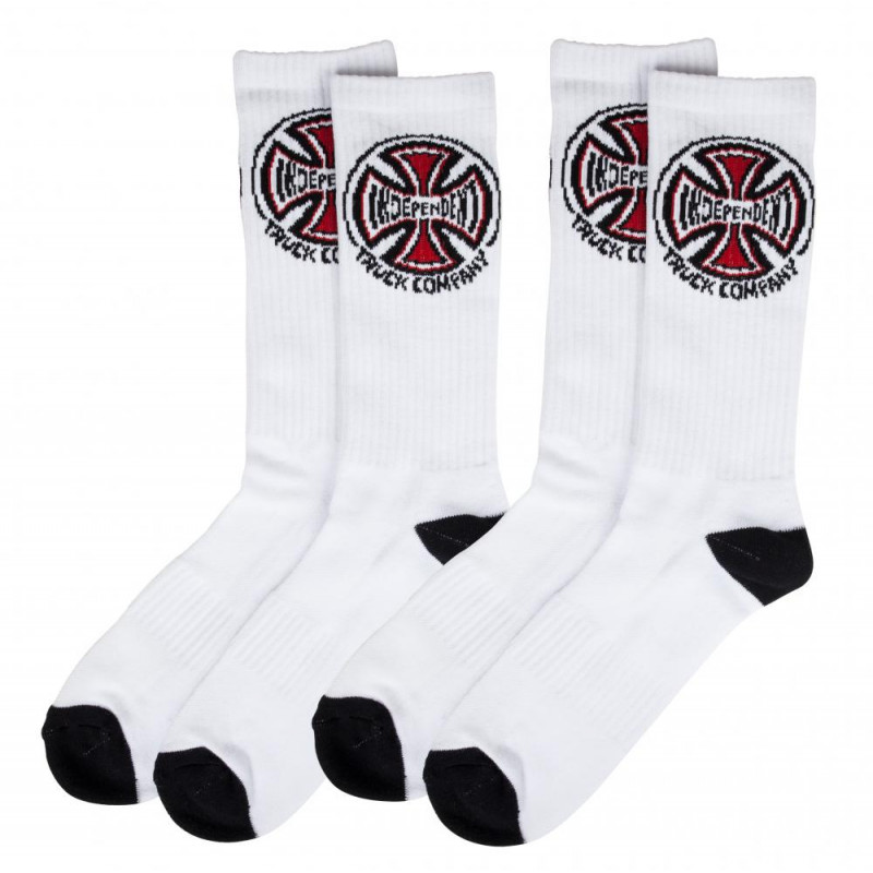 INDEPENDENT CHAUSSETTE X2 WHITE Truck co