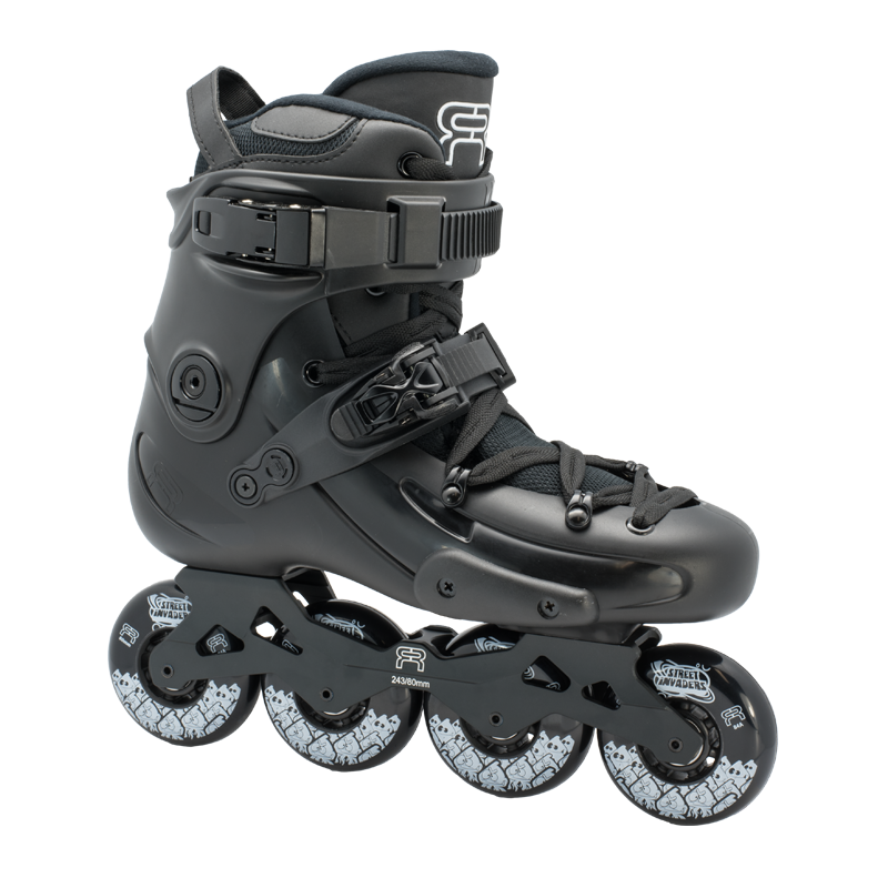 FR1 80 Black FR Skates Freeskate