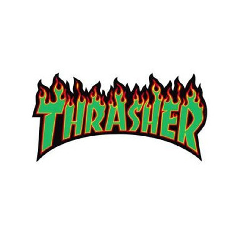 BIG STICKERS VERT THRASHER