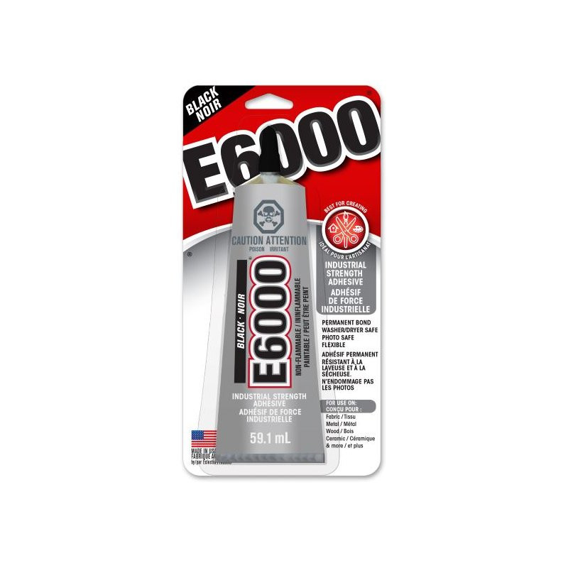 E6000 Craft Glue Black (59.1ml) shoe goo