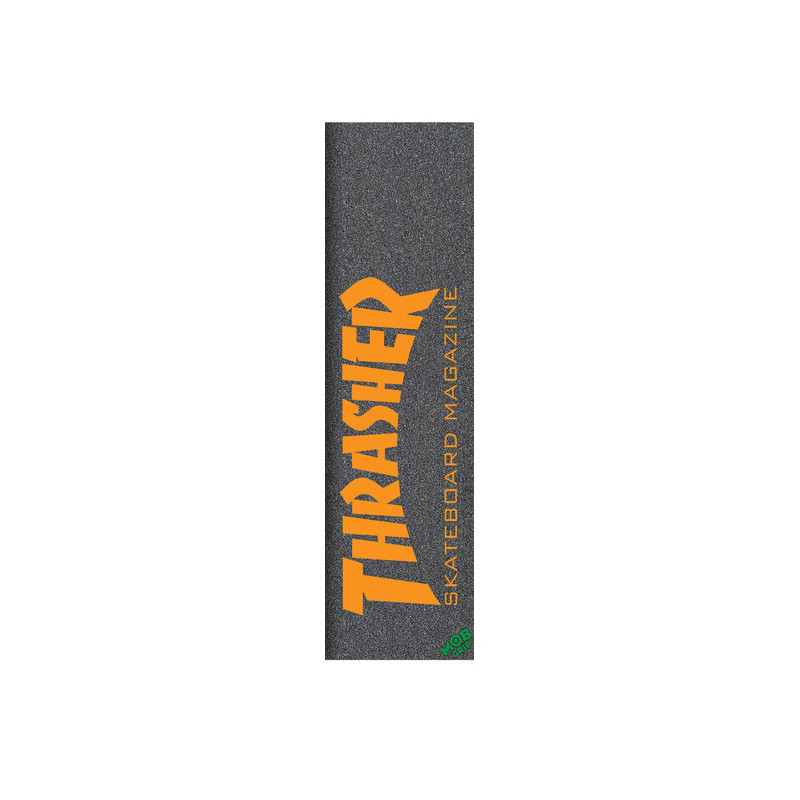 SKATE MAG THRASHER ORANGE GRIP PLAQUE MOB