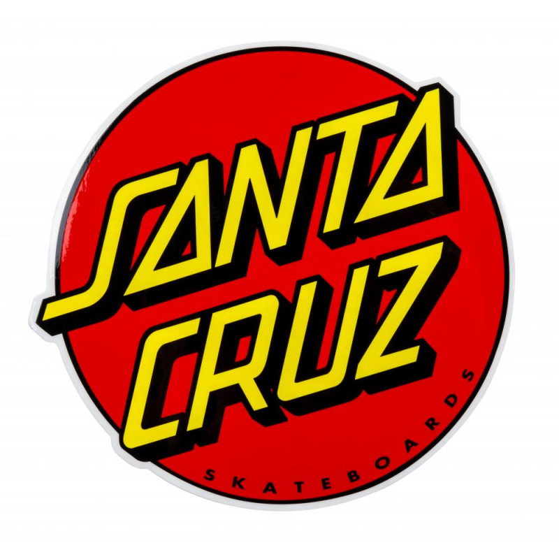 Sticker Classic Dot 6" SANTA CRUZ