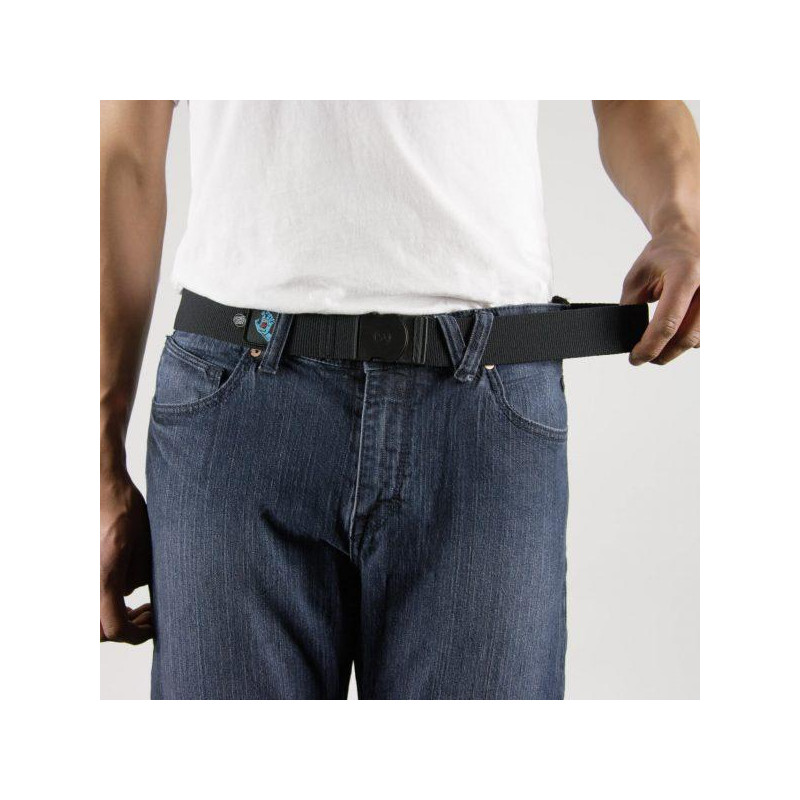Ceinture Santa Cruz Bleue à Cliquet - Occasion, Taille Unique Homme