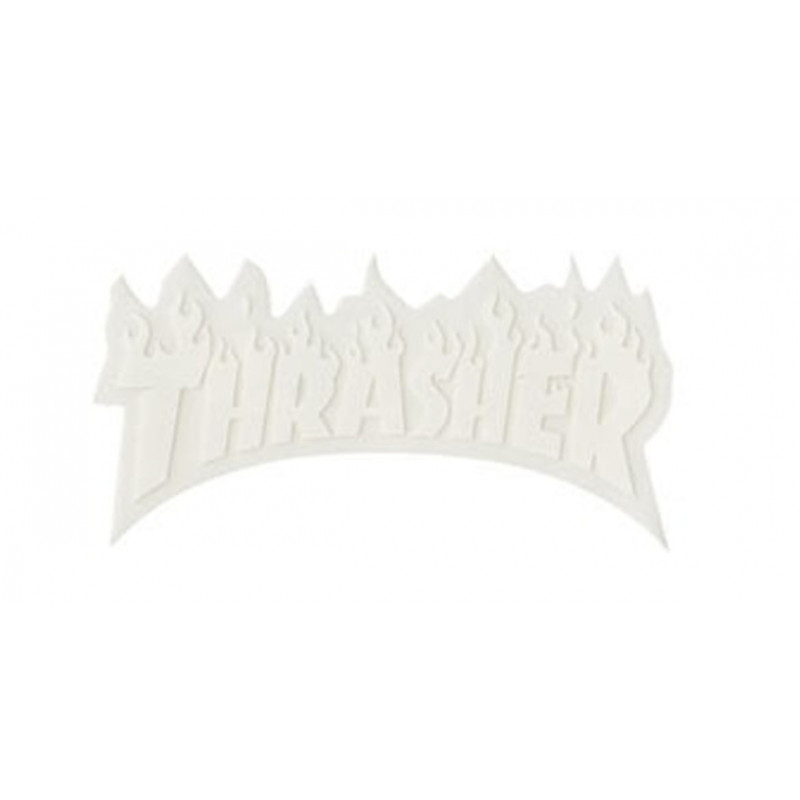 FLAME BLANC Thrasher Stickers