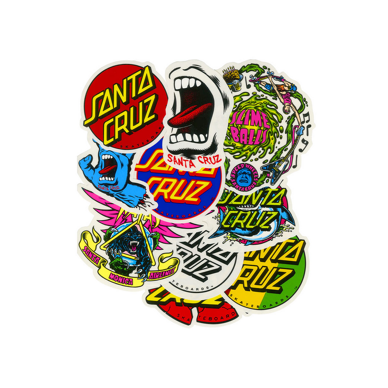 SANTA CRUZ x10 STICKERS pack