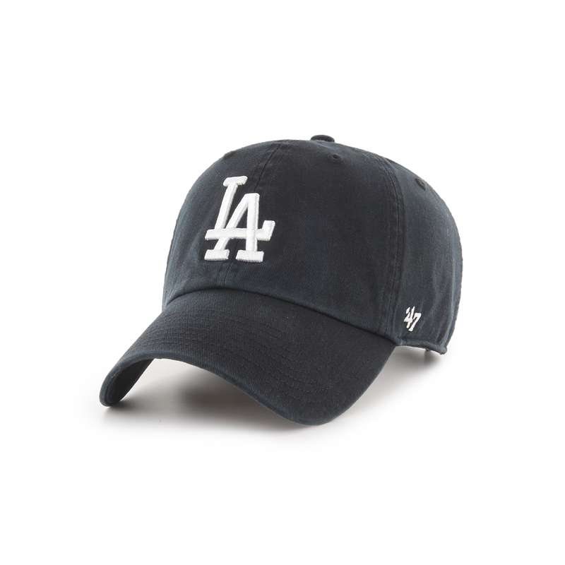 LOS ANGELES MLB DODGERS CLEAN UP BLACK casquette 47