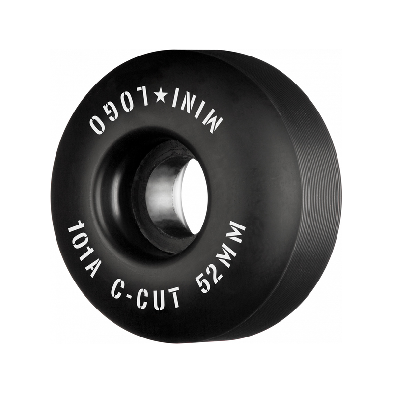 WHEELS 52MM C-CUT II 101A BLACK MINI LOGO