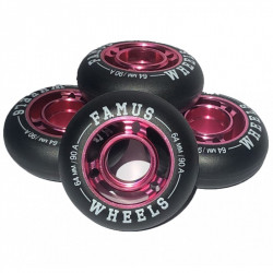 Girly Pink 64mm 90A FAMUS Wheels