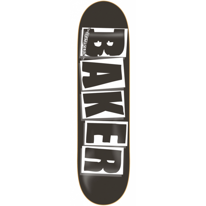 Brand Logo Black BAKER Skate Deck 8.125"