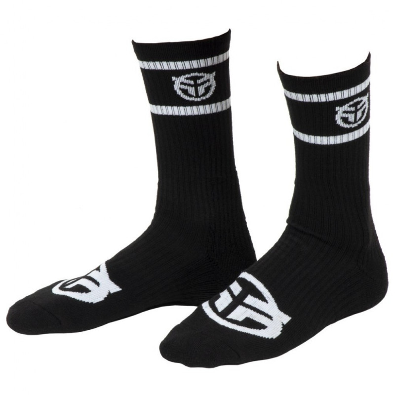 Chaussettes FEDERAL Logo Black W/ White Logo