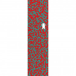 Adapted Cutout Red Grip GRIZZLY