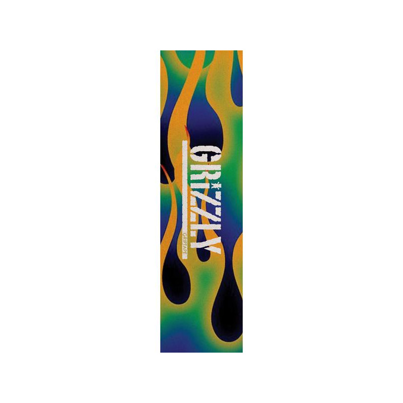 Grizzly Stamp Griptape Black/White Skateboard Griptape One size 