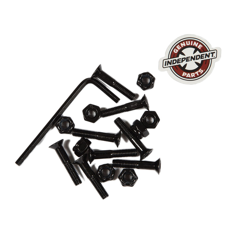 SCREWS GP ALLEN 1" BLACK INDEPENDENT