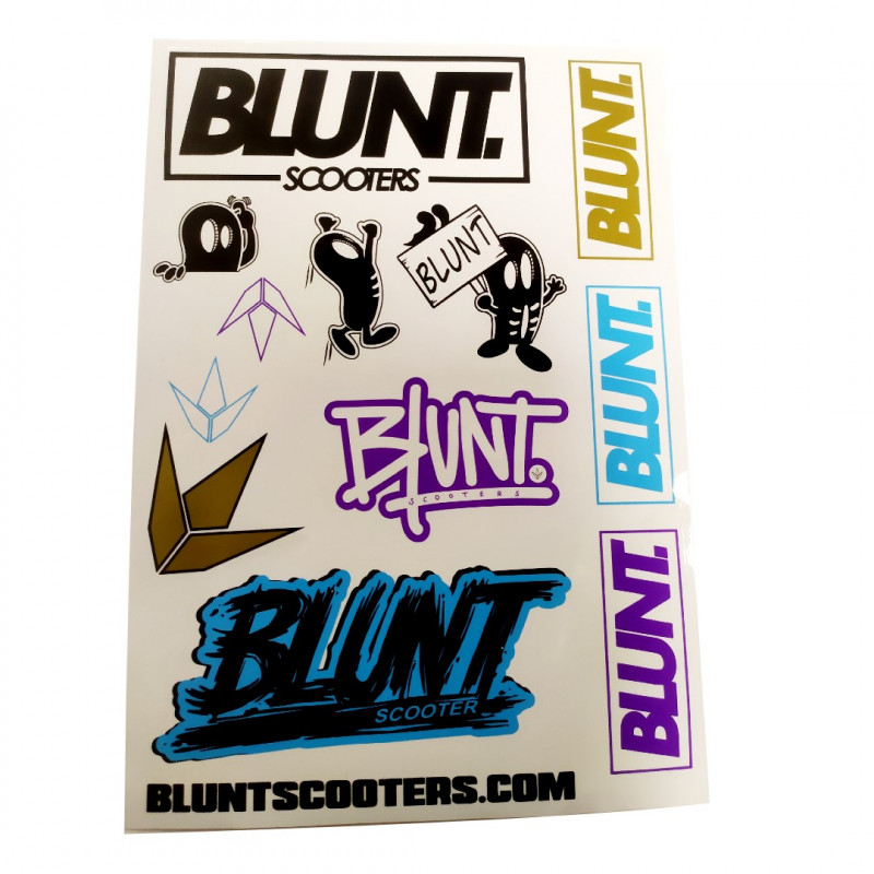 Planche Stickers BLUNT Scooter X12