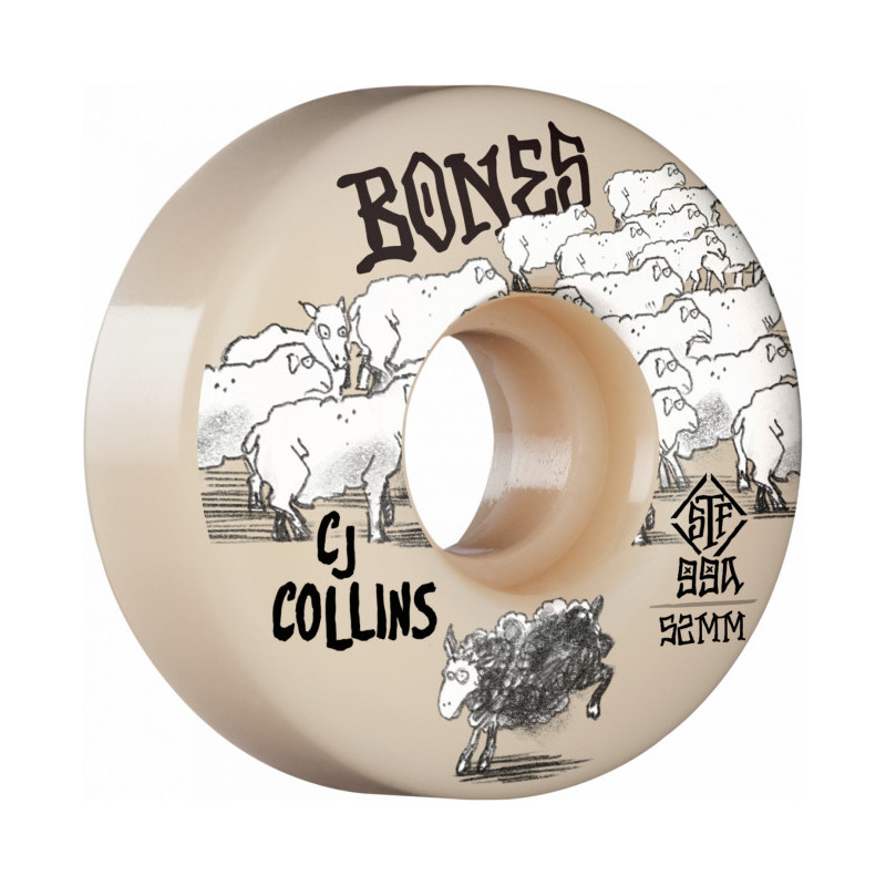 Pro STF Collins Black Sheep 52mm 99A BONES Wheels