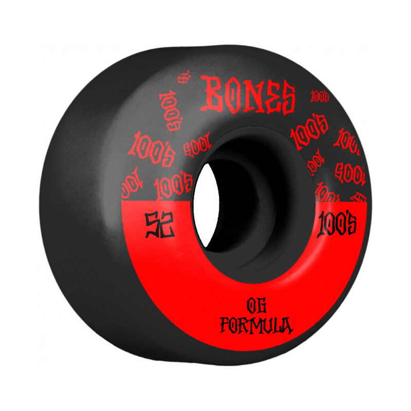 Roues OG Formula V4 Wide 52mm 100A BONES Wheels