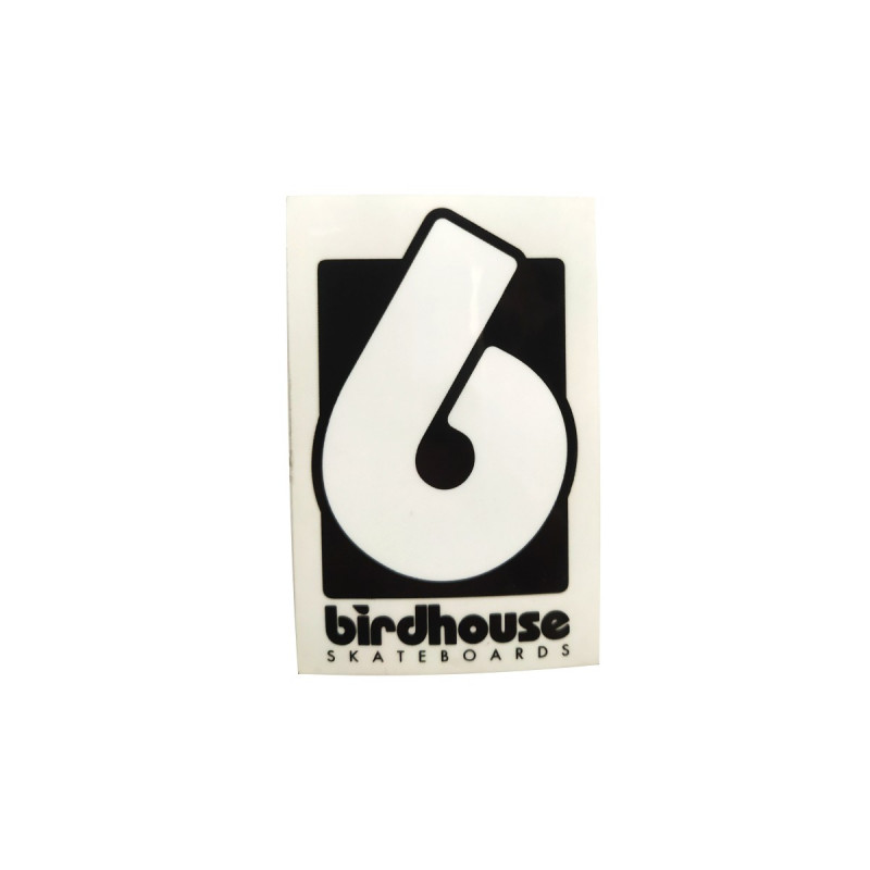 BIRDHOUSE Black Logo Sticker