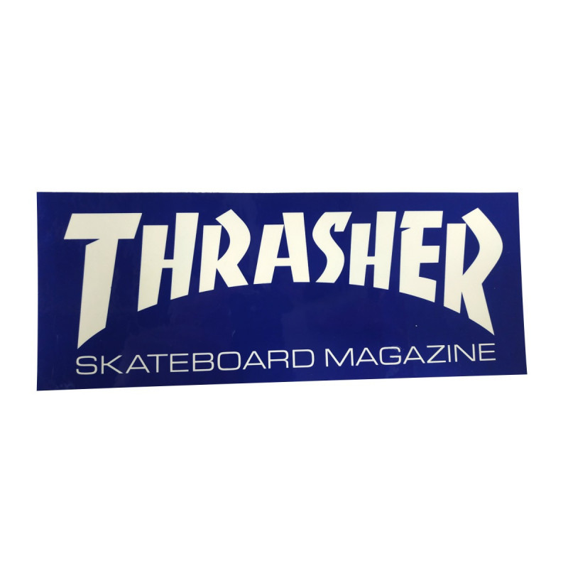 THRASHER Blue Logo Sticker