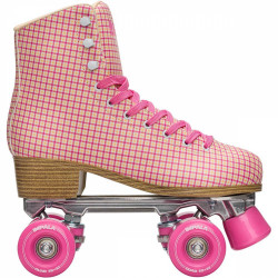 IMPALA Pink Tartan Rollerskates