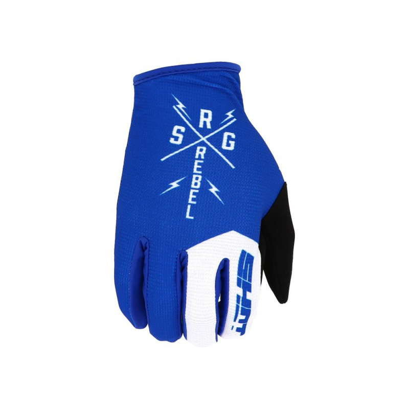 Gants BMX SHOT Rogue Hawk Bleu Enfant