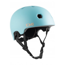 Meta Solid Color Satin Blue Adjustable TSG Helmet