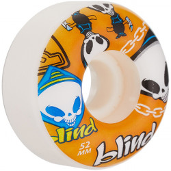 Random Orange 52mm BLIND Skateboard Wheels