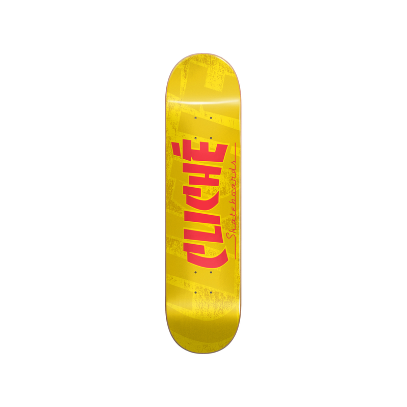 Banco RHM Yellow 7.75" CLICHé Skateboard Deck