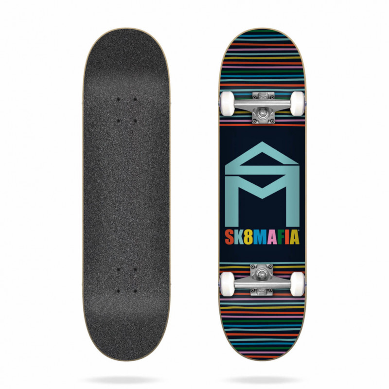 House Logo Yarn 8" SK8MAFIA Complete Skateboard