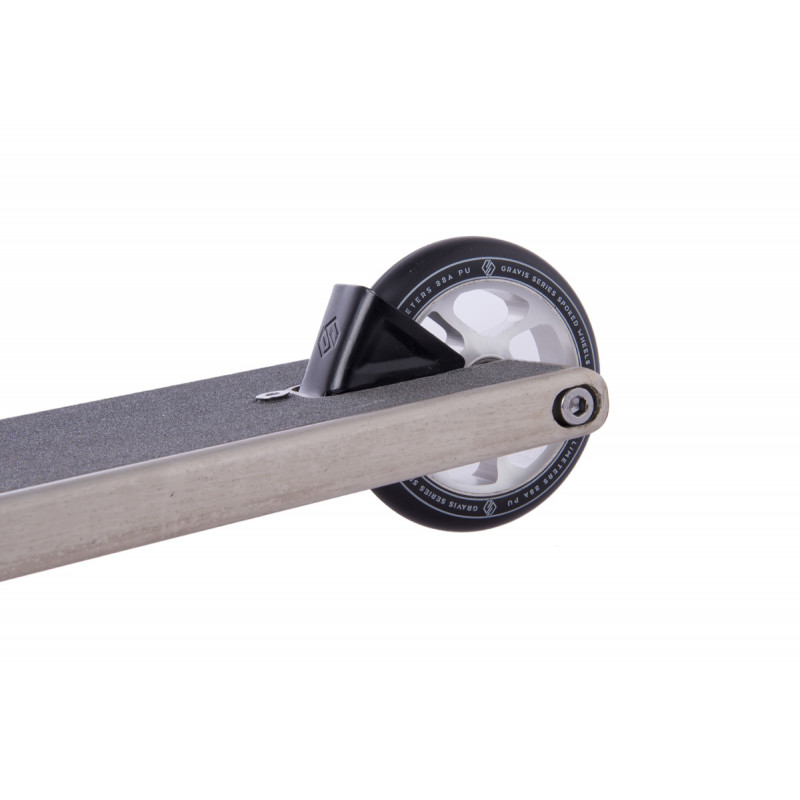 Trottinette Freestyle Striker Gravis - Pour Le Street Et Les Tricks - Guidon Aluminium 6061, Système SCS - Roues 110 Mm (L - Noir)