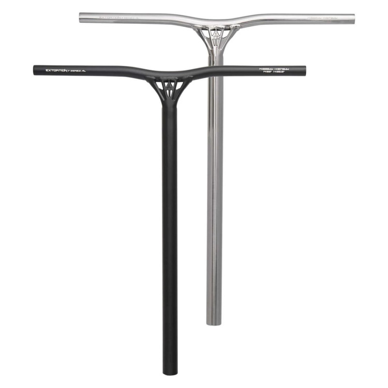 Guidon Pliable T Pour Scooter électrique - 25 Mm De Potence - Longueur 59 Cm - Métal Noir
