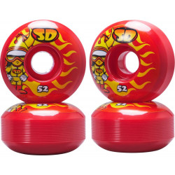 Hot Shot 52mm/99a x4 SPEED DEMONS Skate Wheels