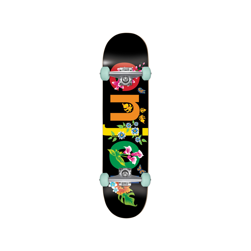 Flowers Black 8" ENJOI Complete Skateboard