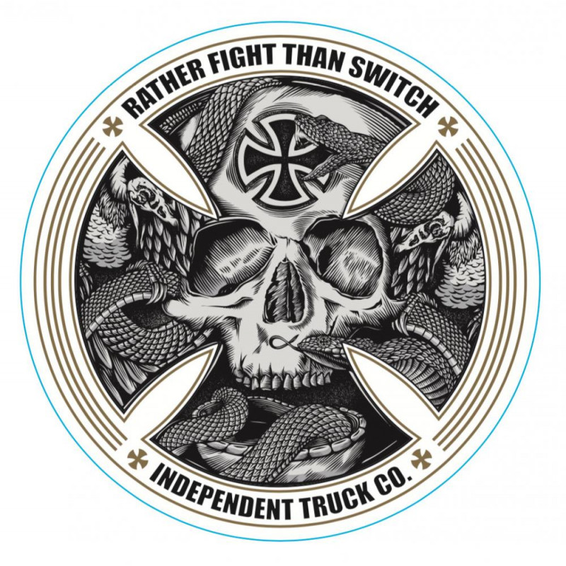FTS Skull Independent Truck Co Sticker