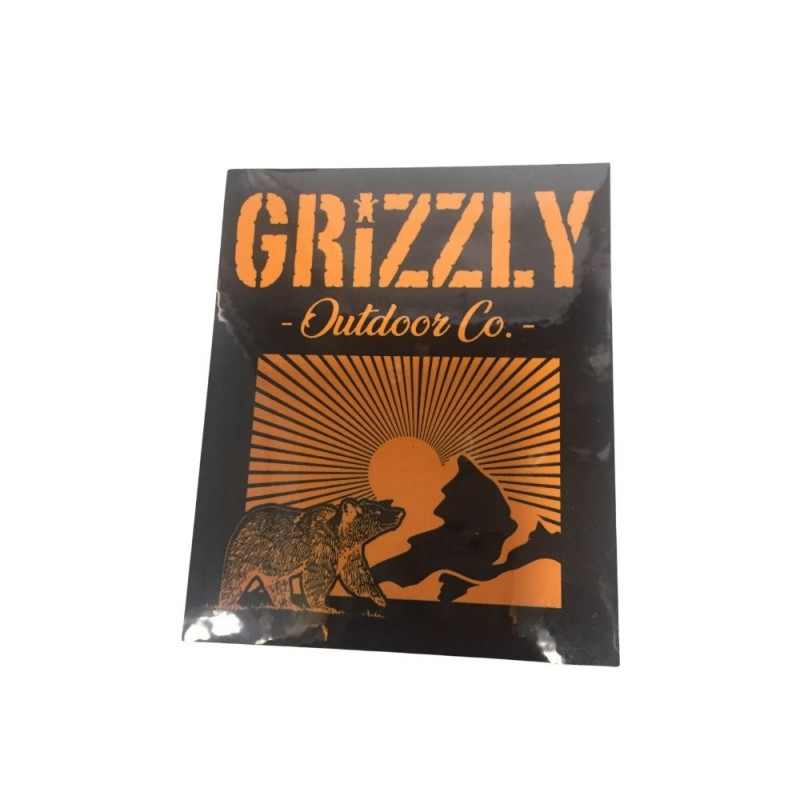 Sticker GRIZZLY Griptape Outdoor Co
