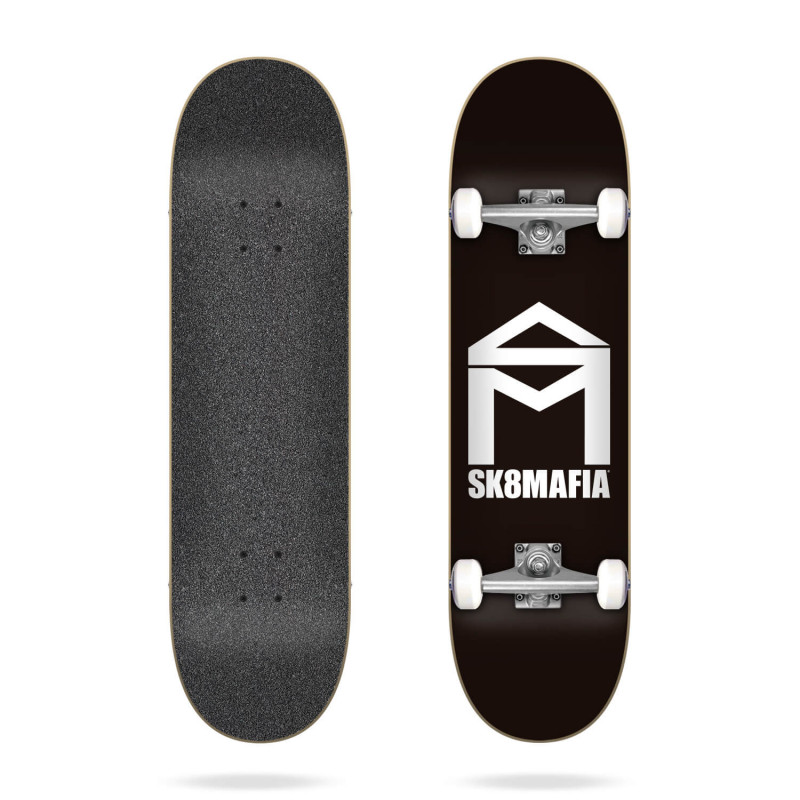 House Logo Black 7.75" SK8MAFIA Skateboard