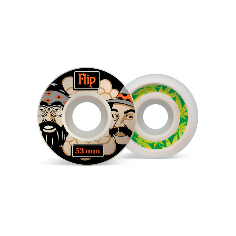 Cutback Cheech&Chong 53mm 99A X4 FLIP Skateboard Wheels