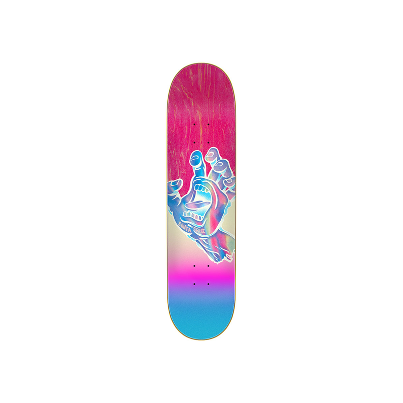 Planche Iridescent Hand Hard Rock Maple 7.75" SANTA CRUZ Skateboard