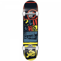 Letter Press Black 8" CLICHé Complete Skateboard