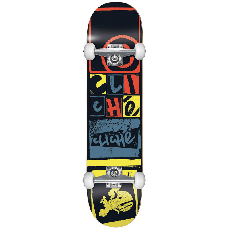 Skate Complet Letter Press Black 8" CLICHé Skateboard