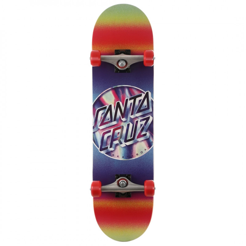 Iridescent Dot Large 8.25" SANTA CRUZ Skateboard