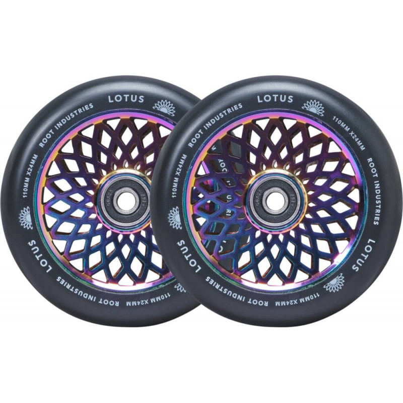 Roues Lotus ROOT Trottinette Freestyle x2