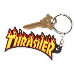 THRASHER Keychain Flame Logo