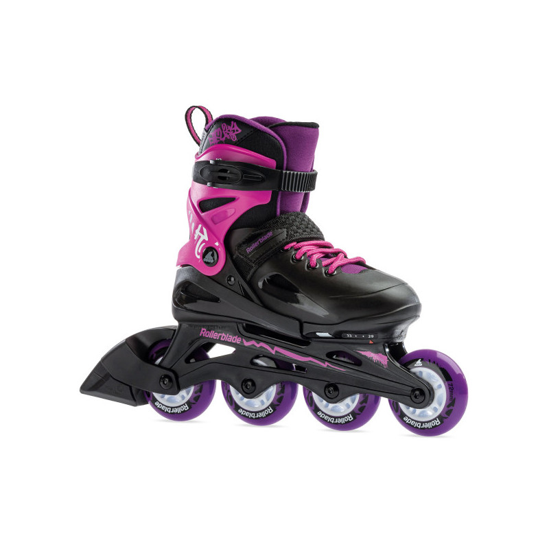 Fury G Black/Pink ROLLERBLADE Kids Freeskate