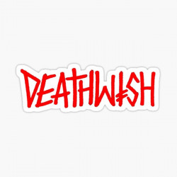 Sticker DEATHWISH Letter Logo