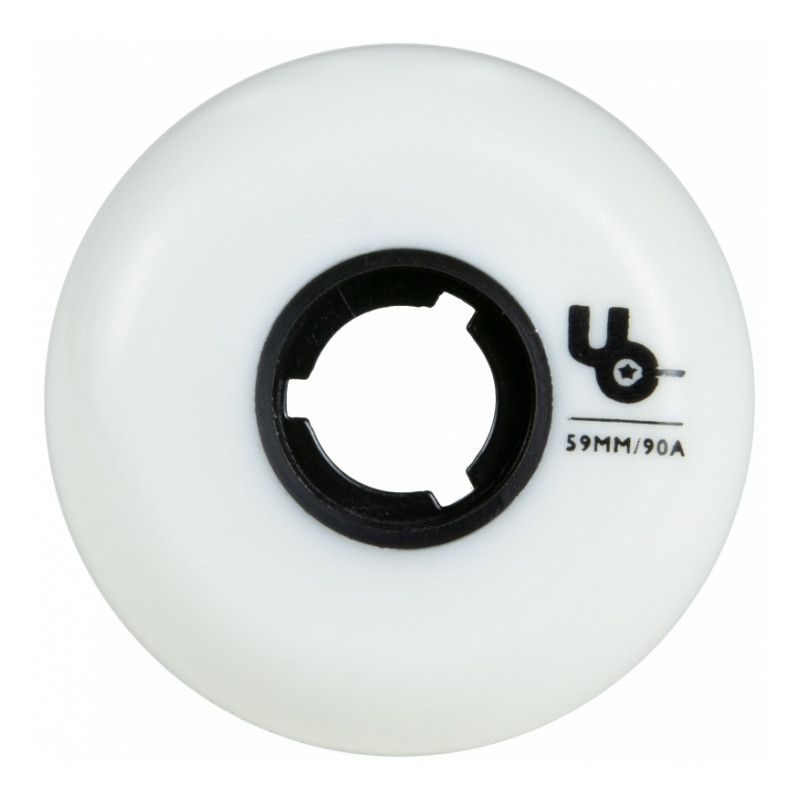 Team 59mm 90A White x4 UNDERCOVER Wheels