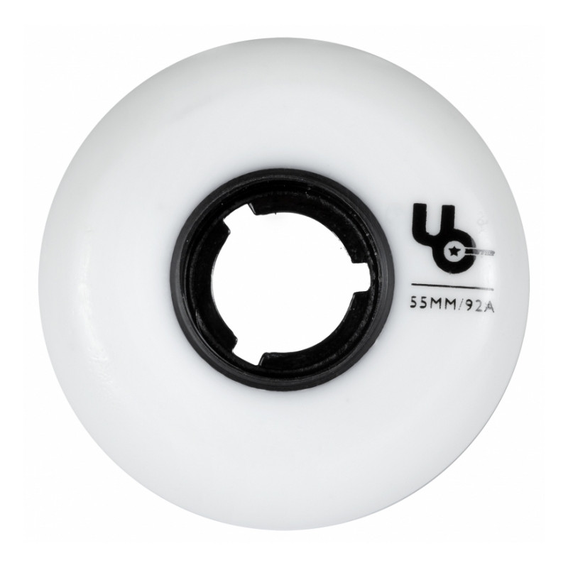 Roues Team 55mm 92A White x4 UNDERCOVER