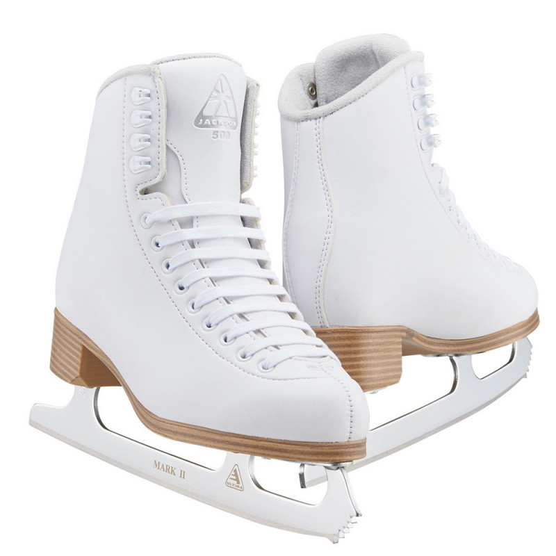 White SFR Junior Figure Ice Skate Pack 