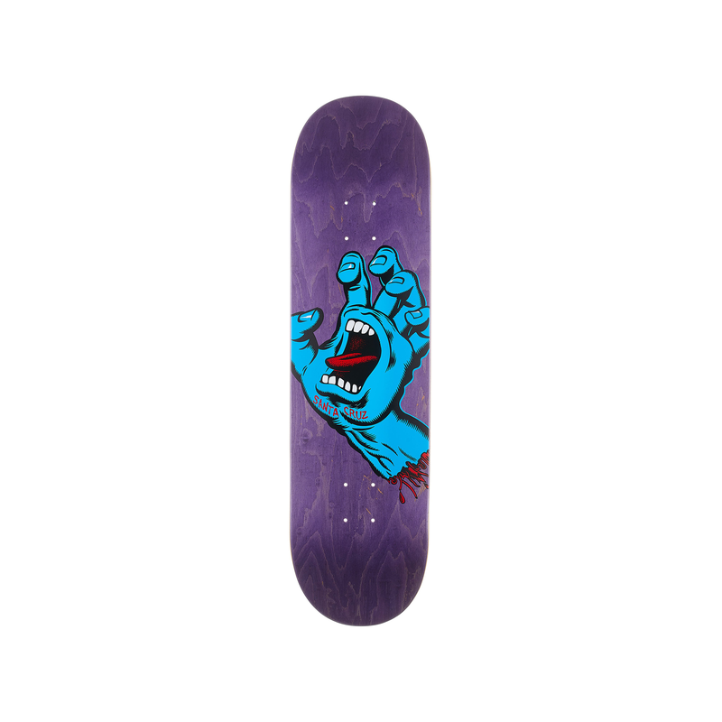 Planche Screaming Hand 8.375" SANTA CRUZ Skateboard